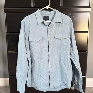 Lucky Brand Men’s Light Blue Long Sleeve Button-Up Shirt Large Brand New w Tags